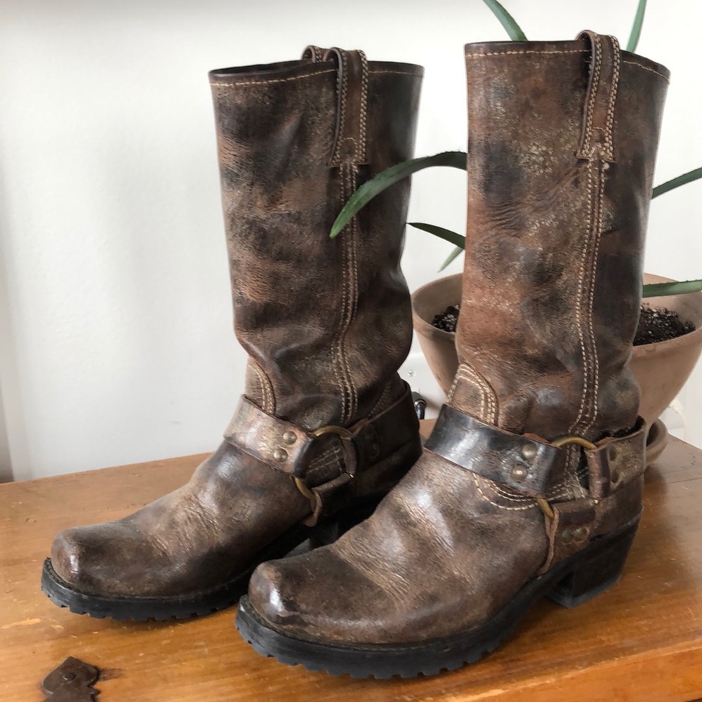 Frye Harness Boots